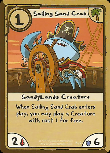 Sailing Sand Crab