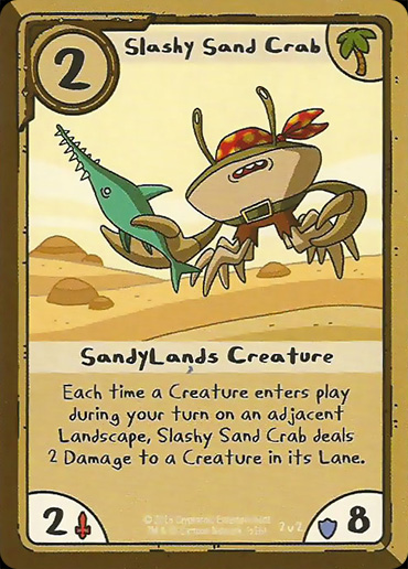 Slashy Sand Crab